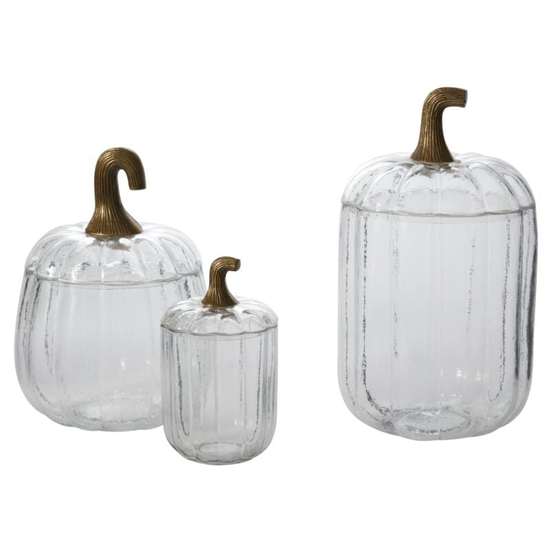 Translucent Pumpkin Jar/Terrarium (3 sizes)