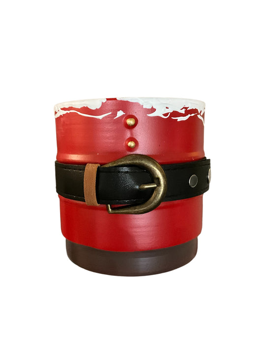 Red Santa Belt planter