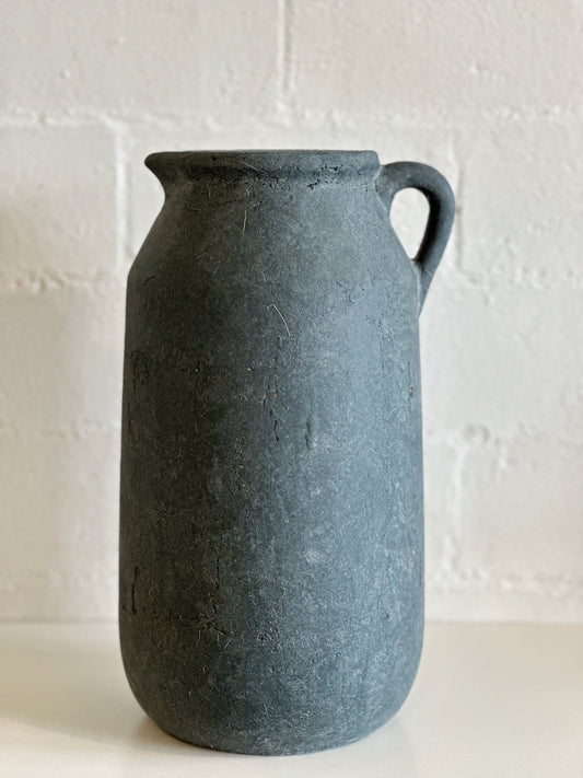 Charcoal Pitcher vase