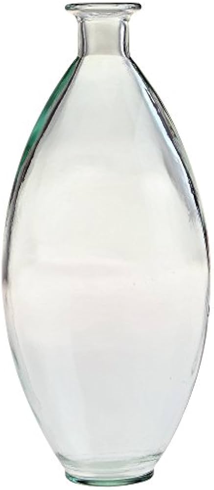 Clear glass Teardrop Vase