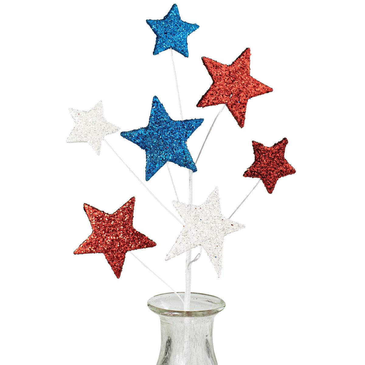 Patriotic Stars floral pick