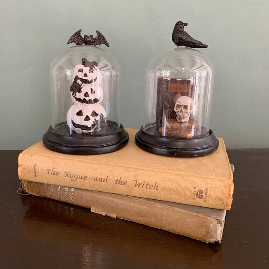Halloween Cloche (2 styles: Pumpkins/Skull)