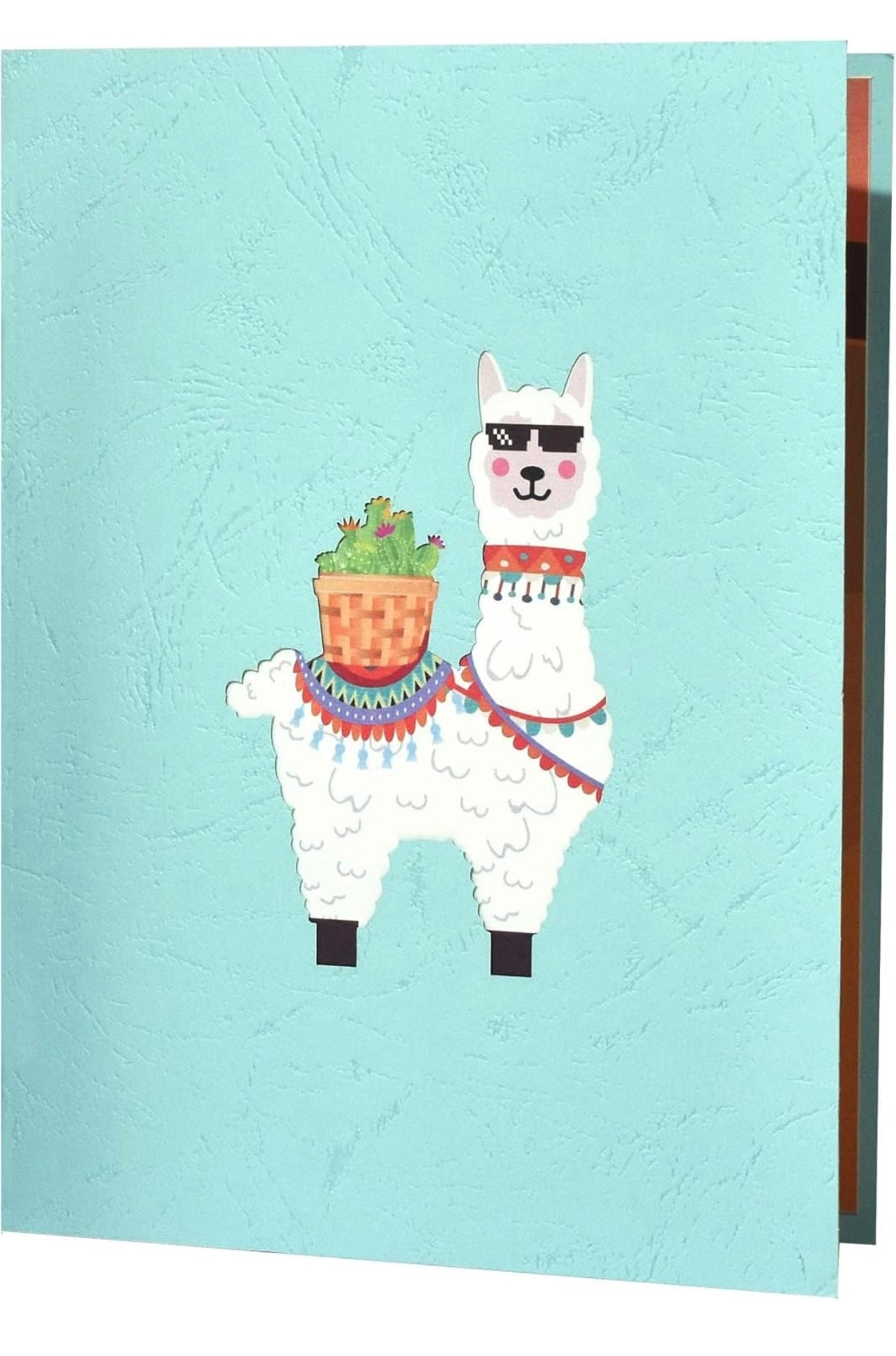 Alpaca/Lama 3D popup Greeting Card