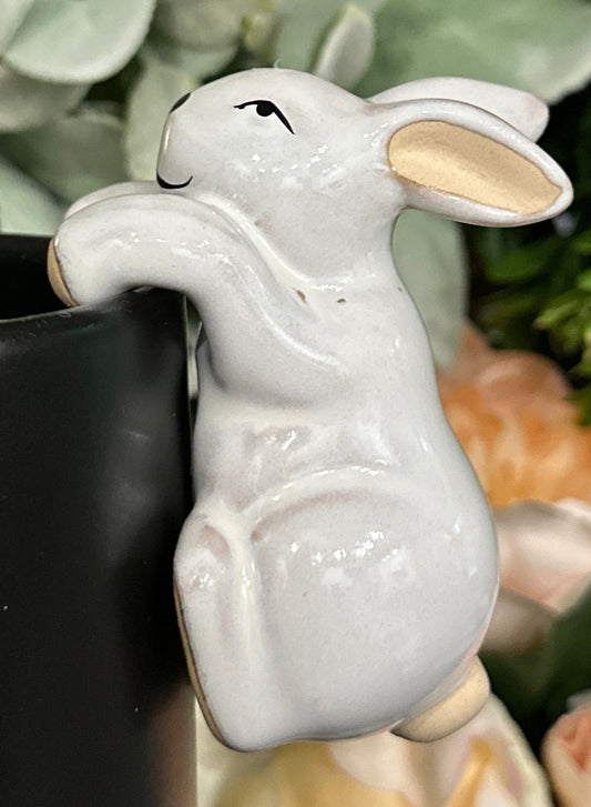 Climbing Bunny Pot Hanger-3.5"L