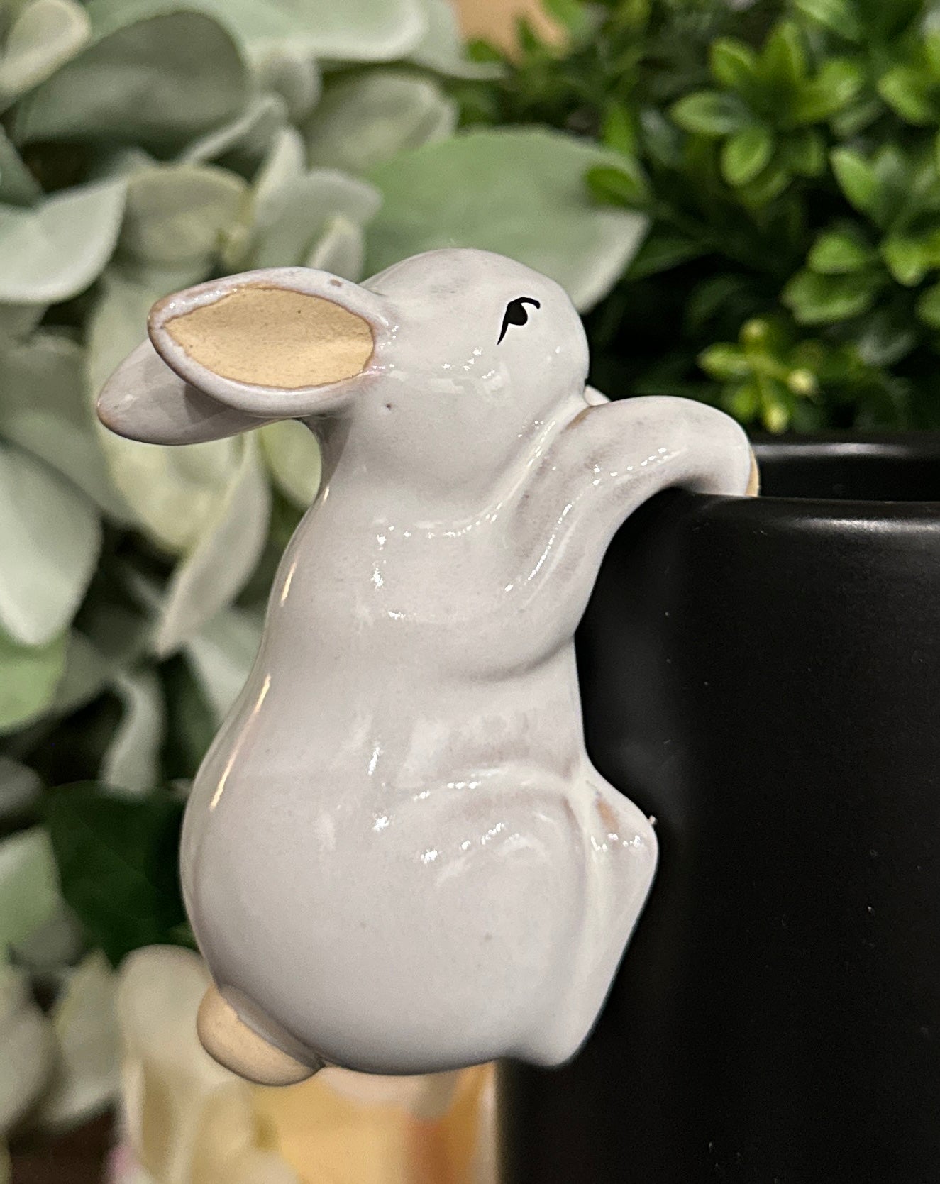 bunny plant pot hanger Climbing Bunny Pot Hanger-3.5"L