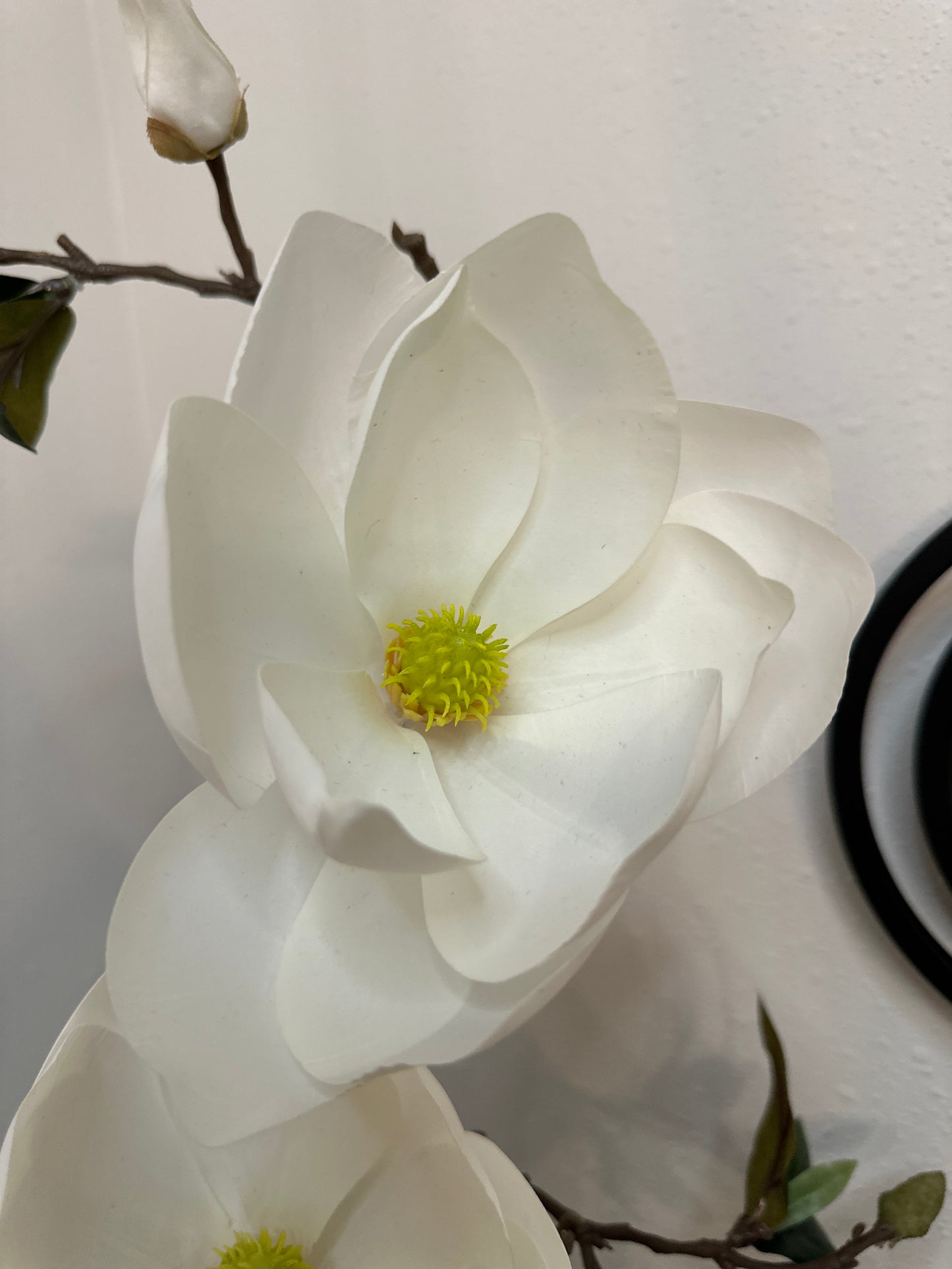 22.5" Magnolia Spray (White)