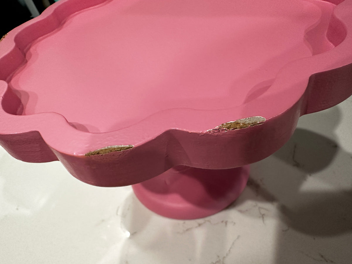 Pink Cake Riser Scratch & Dent: Large Pink Cake Riser – WSC Home Decor