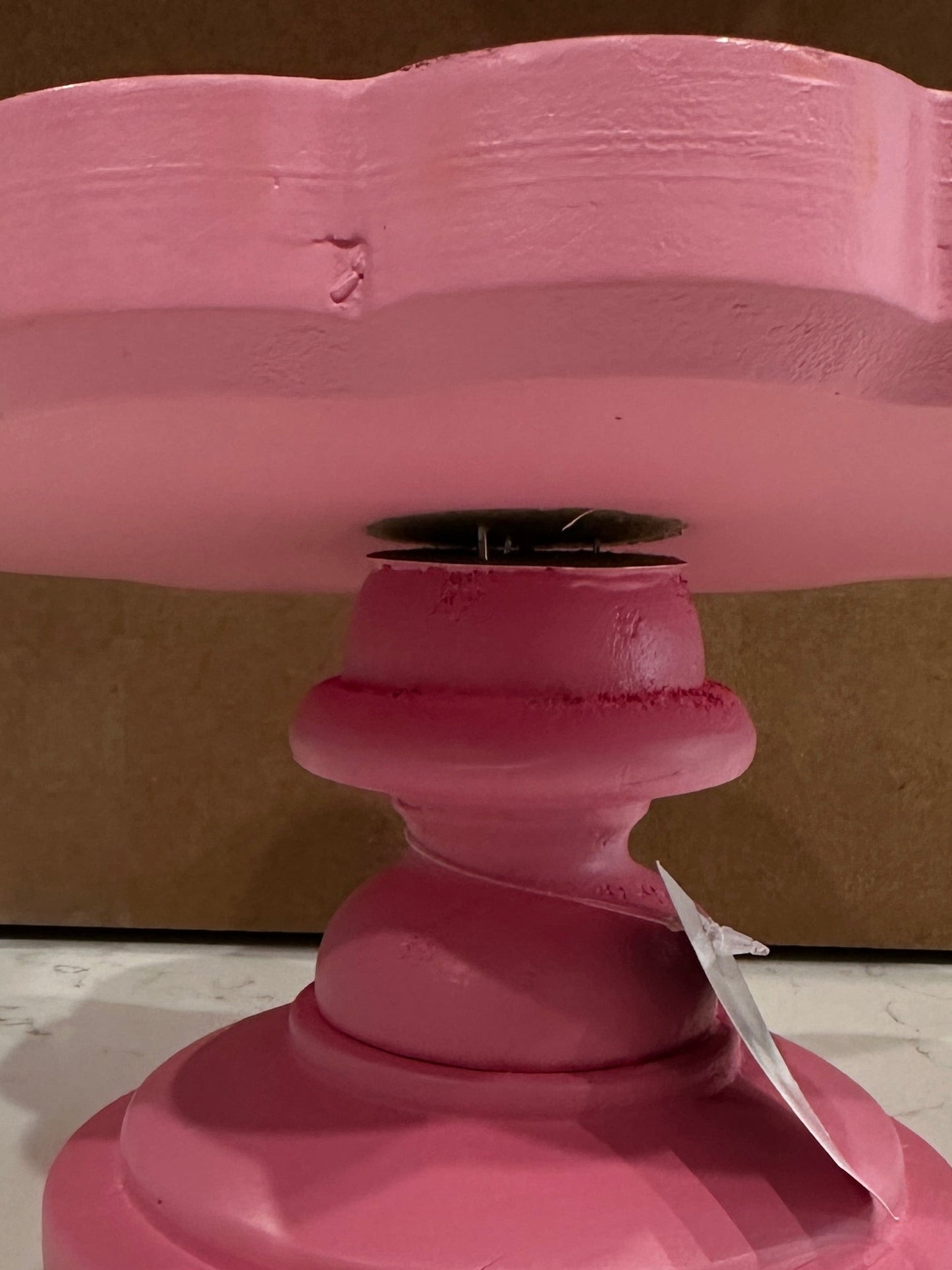 Scratch & Dent: Small Pink Cake Riser (#1)
