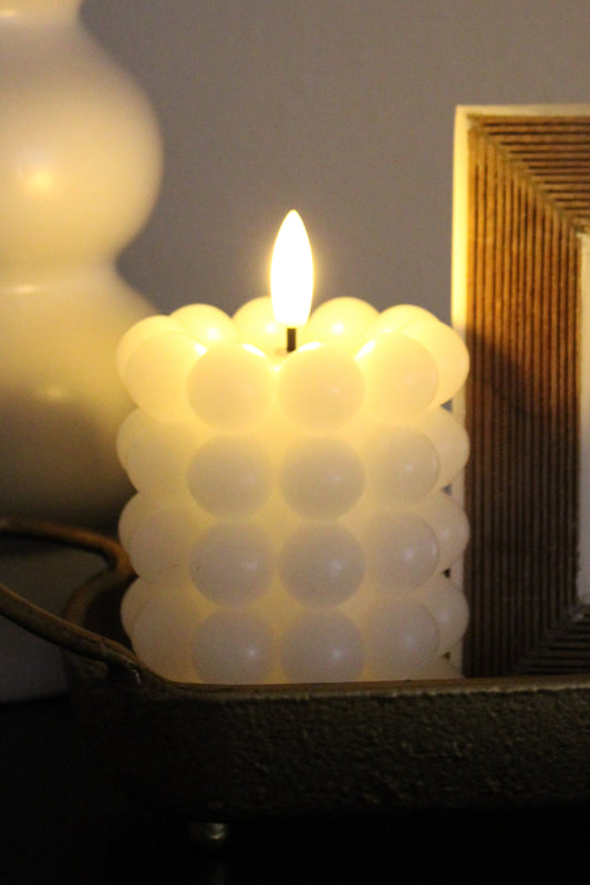 Wax LED Flickering Candle
