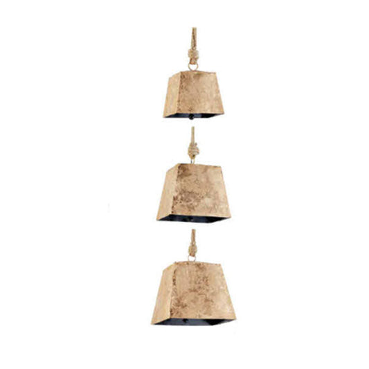 Oversized Gold Square Bells (5 sizes)