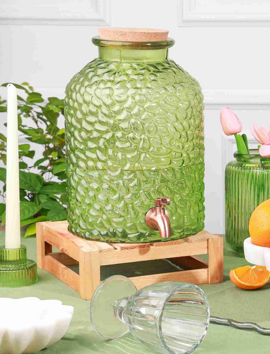 Evara Beverage Dispenser 164oz. - Green