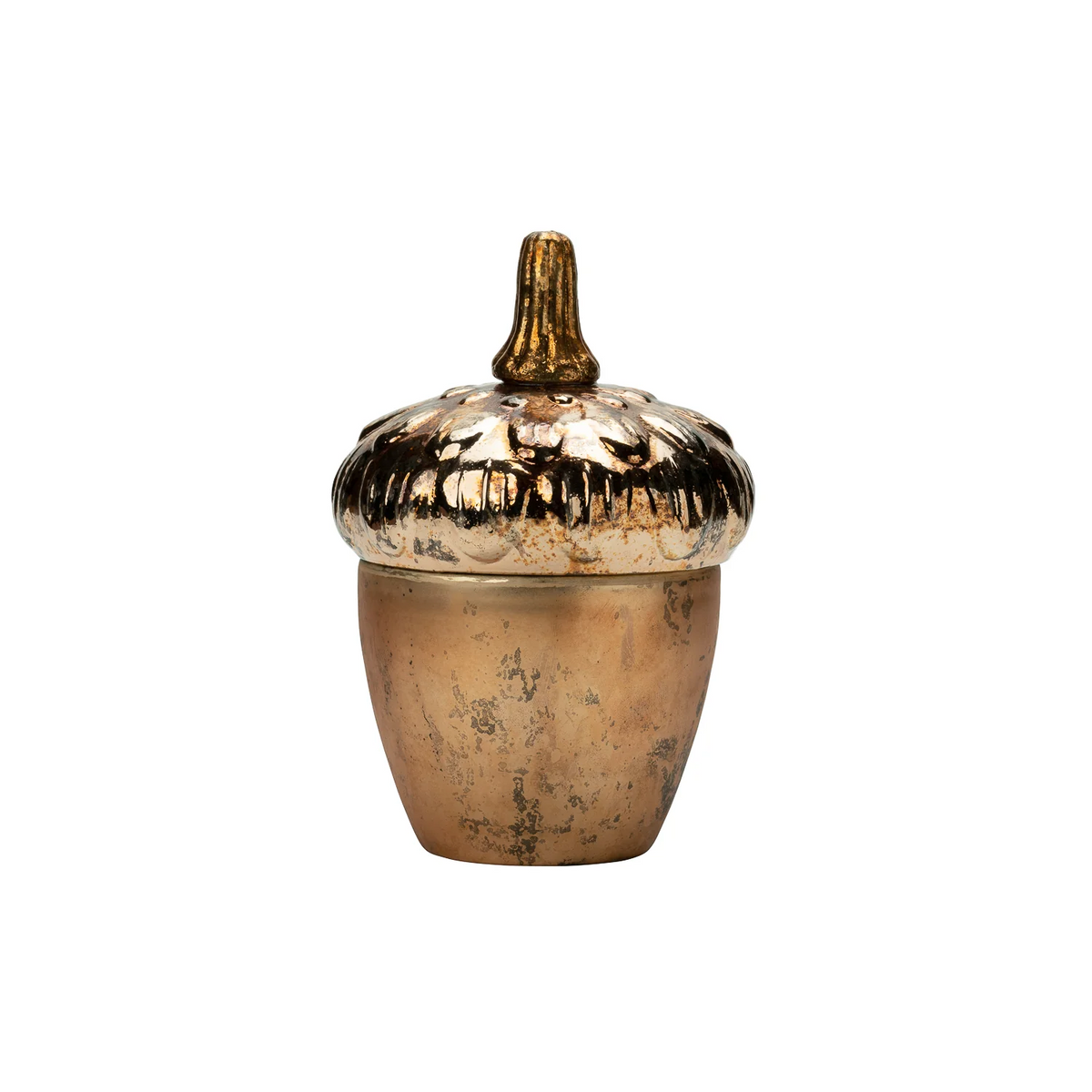 Ara Acorn Jar - Aged Bronze