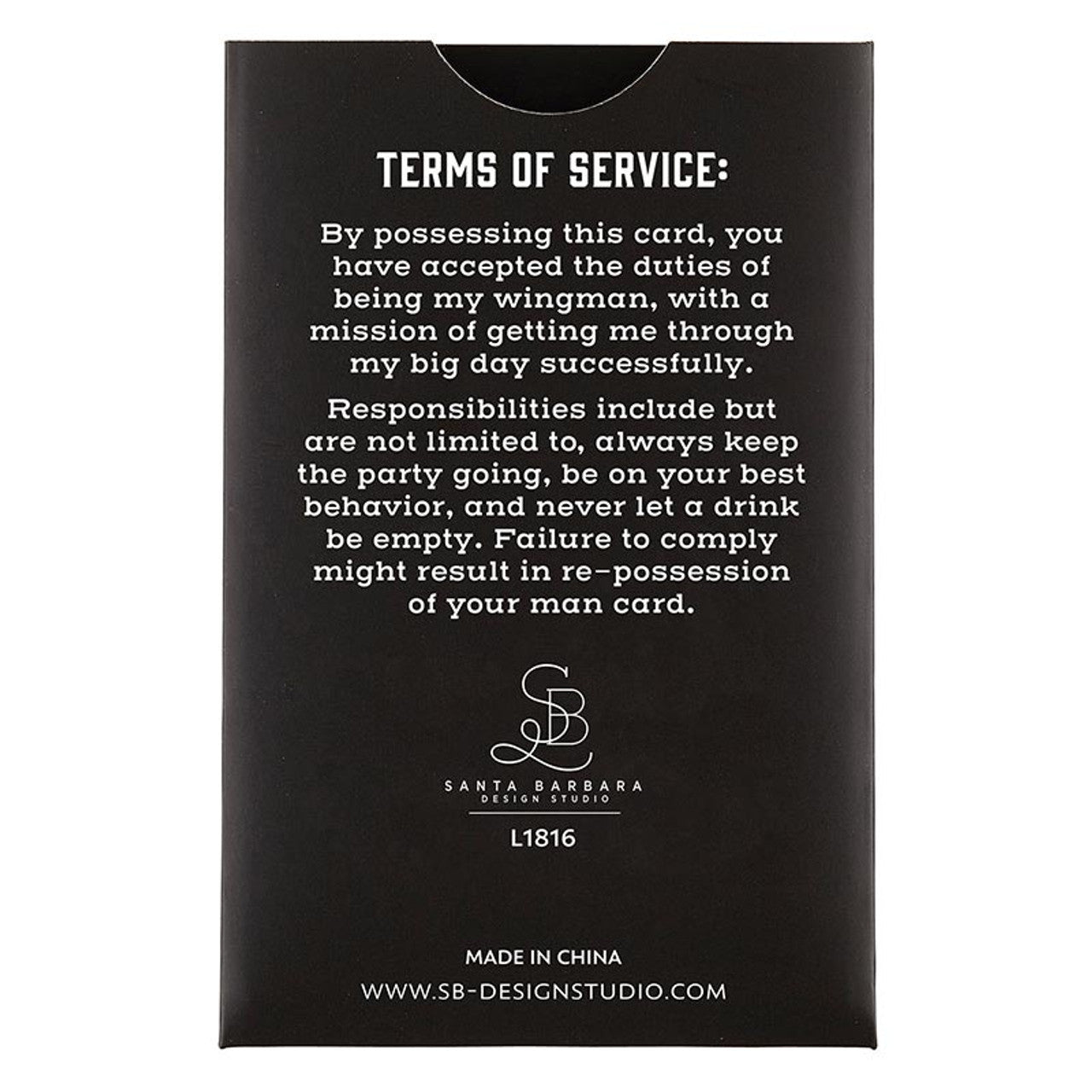 Man Card Bottle Opener