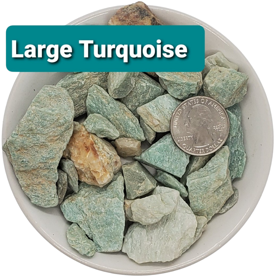 Large Turquoise - Top Dressing - 2 cups