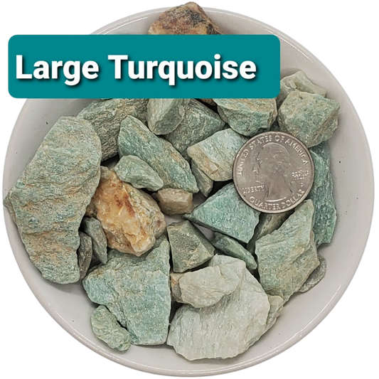 Large Turquoise - Top Dressing - 2 cups