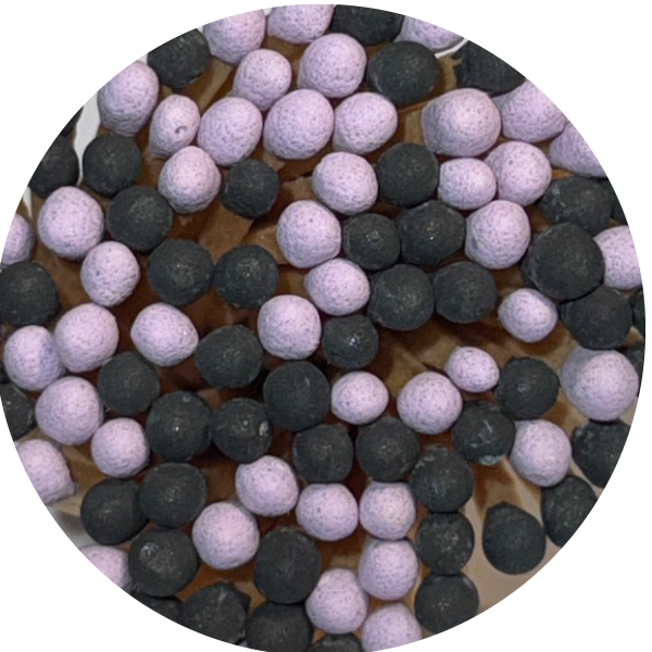 Small Pedestal Dome - 55ea matches (multiple colors)