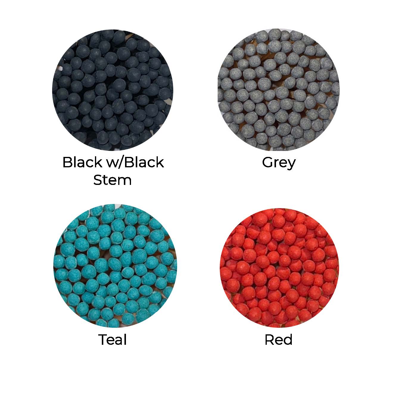 Small Pedestal Dome - 55ea matches (multiple colors)