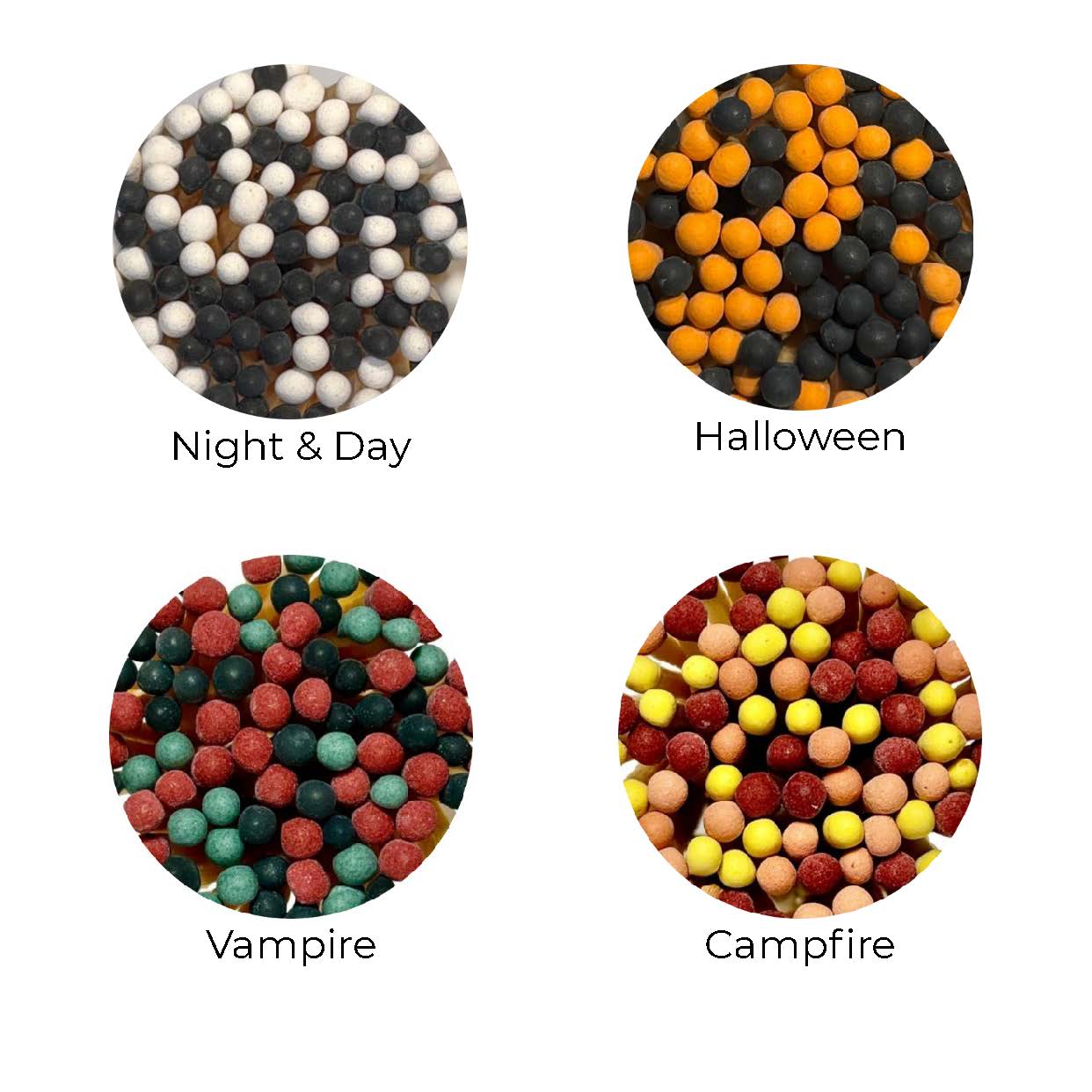 Small Pedestal Dome - 55ea matches (multiple colors)