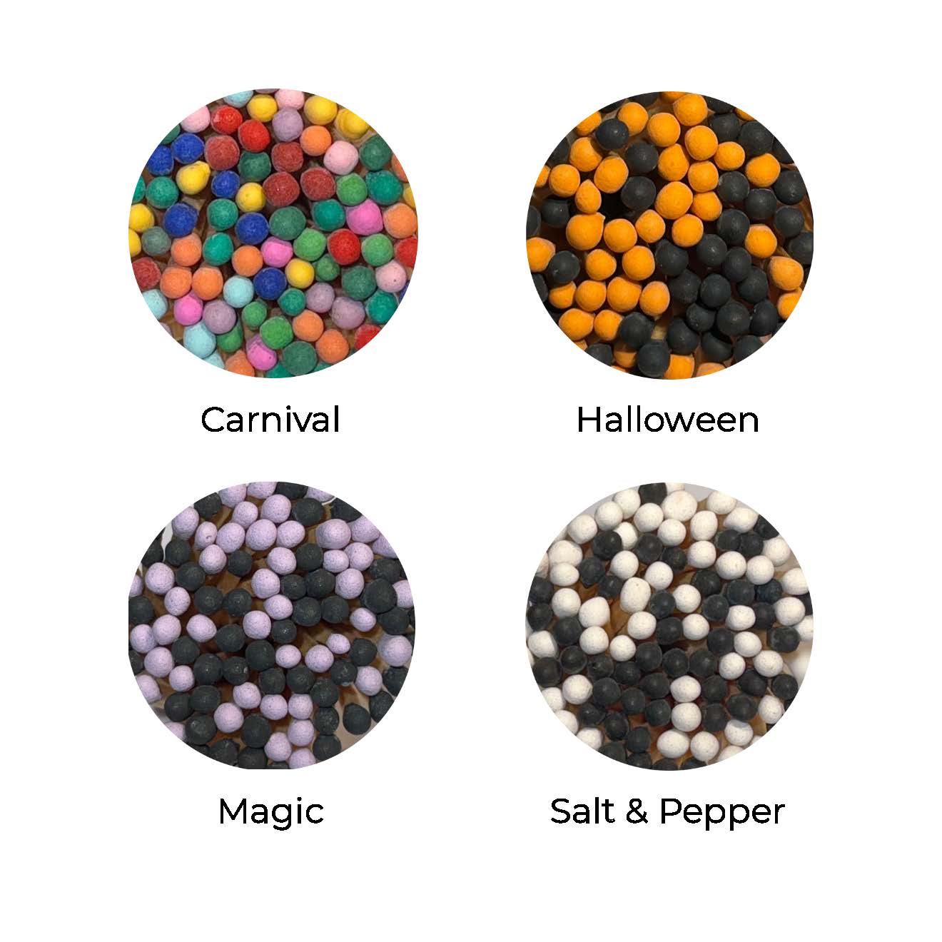 Glass Cloche w/ 100 Matches (available in 20 colors)