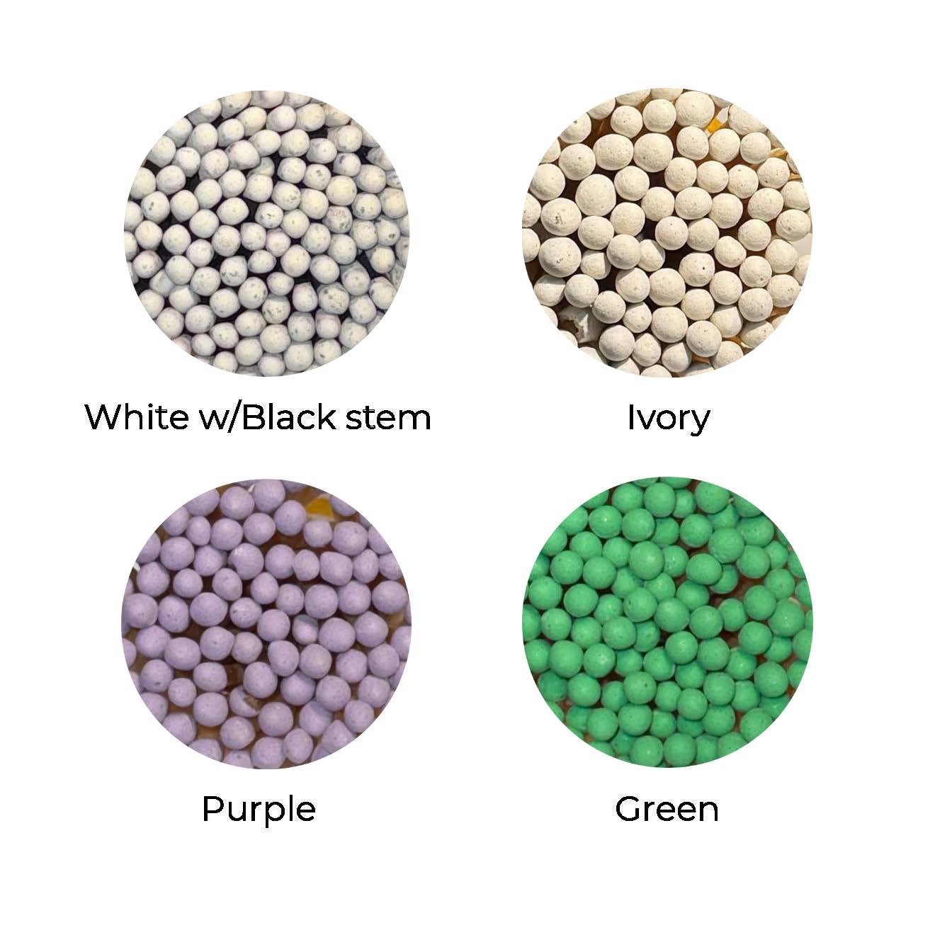 Glass Cloche w/ 100 Matches (available in 20 colors)