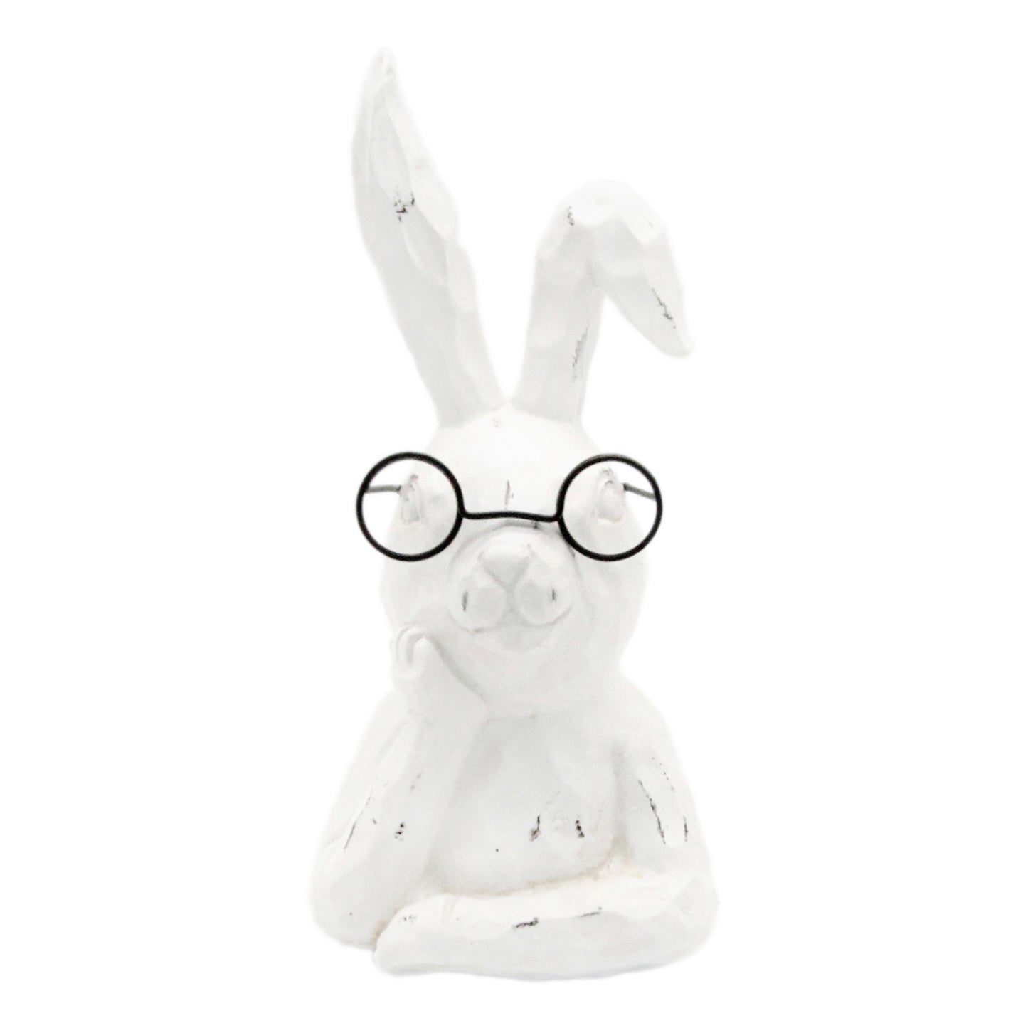 Thinking Bunny with Glasses