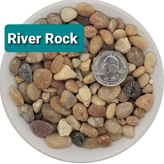 River Rock - Top Dressing- 2 cups