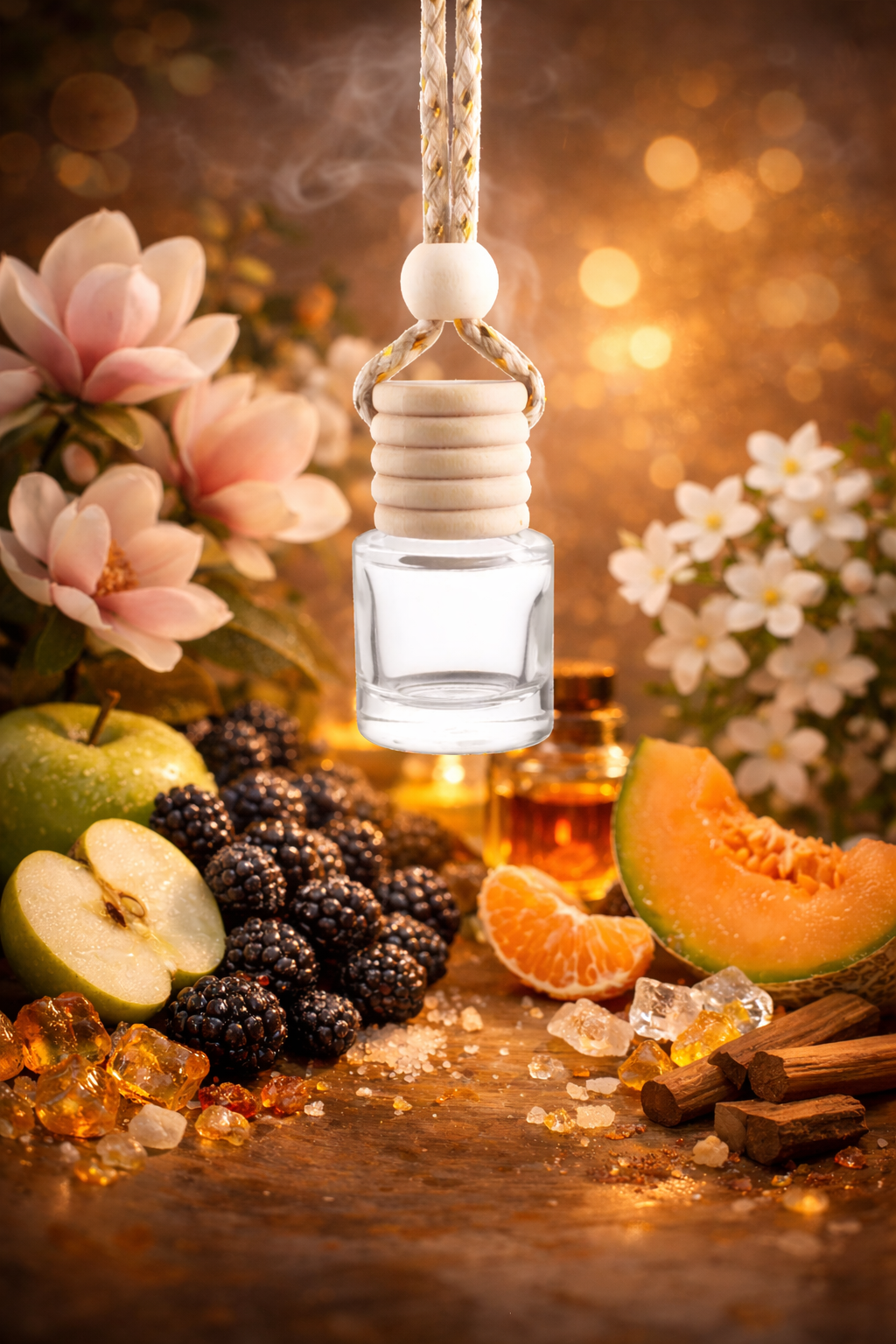 Hanging Round Diffuser Bottle (multiple scents available)