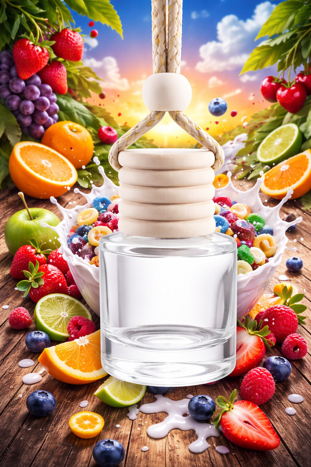 Hanging Round Diffuser Bottle (multiple scents available)