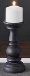 Black Candle Holder - Medium