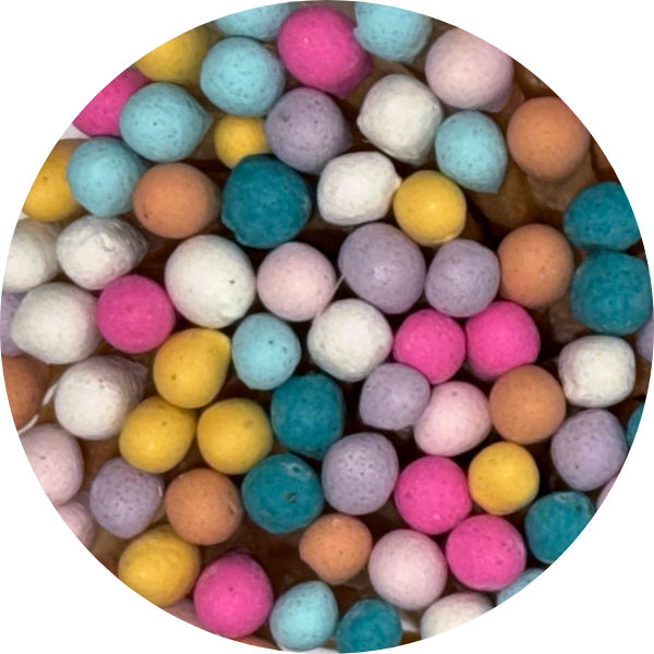 Small Pedestal Dome - 55ea matches (multiple colors)