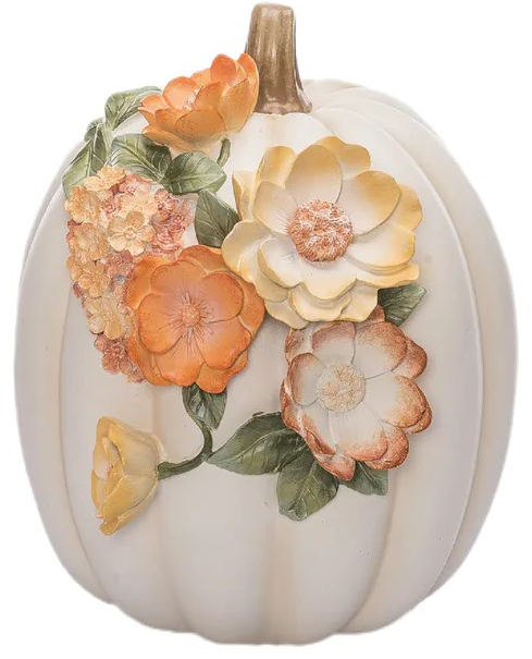 Fall Floral Pumpkin