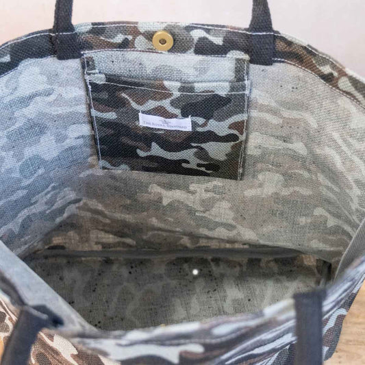 Camo Tote Bag 20x14x6