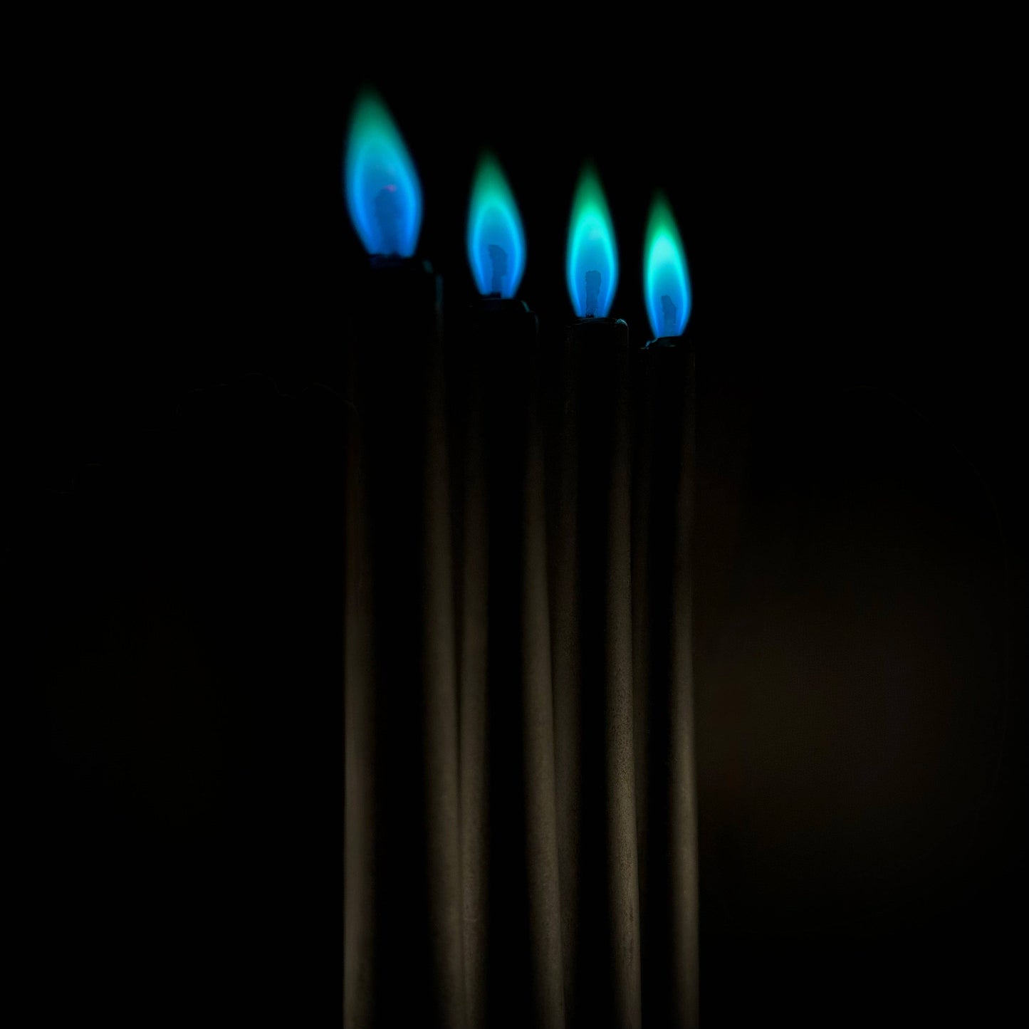 Aurora taper Candles - Real Colored Flames (2 color options)