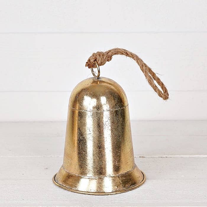 Metal Bell w.Loop-Brushed Gold