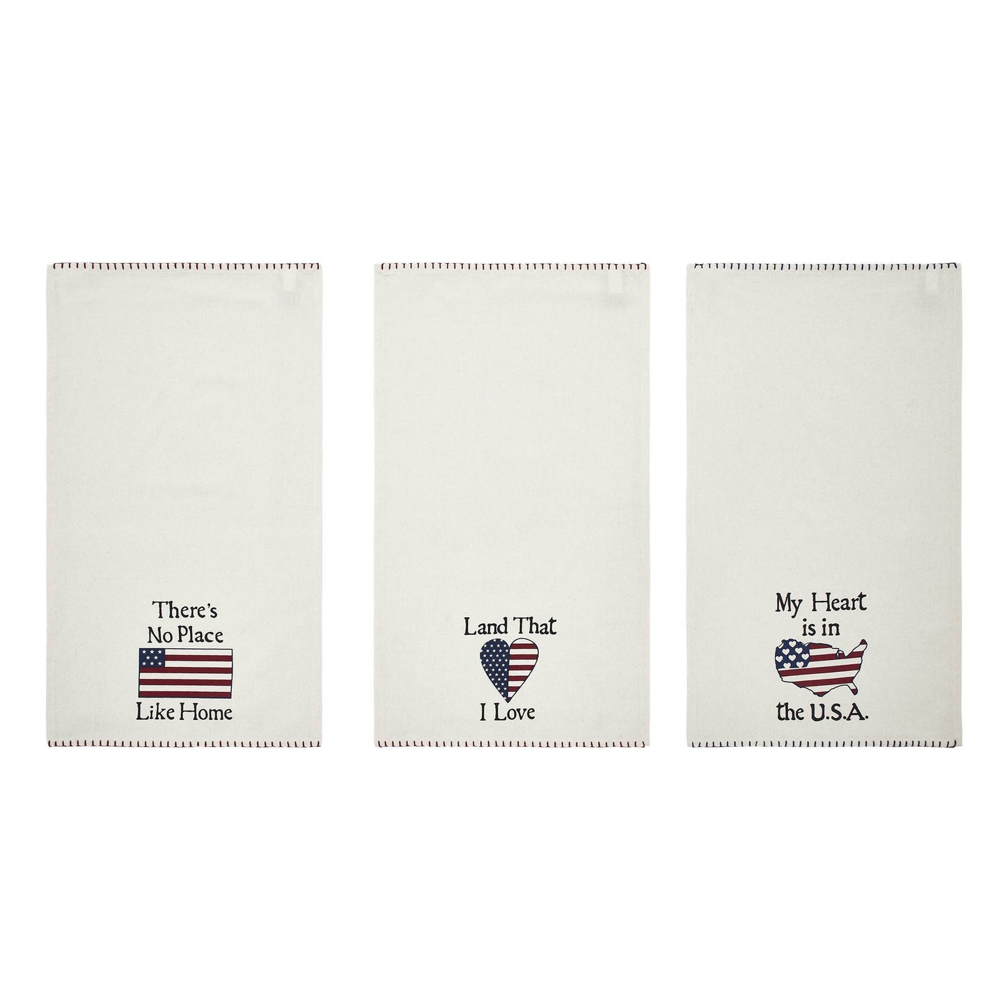 The Land That I Love Americana Tea Towel (Set of 3)