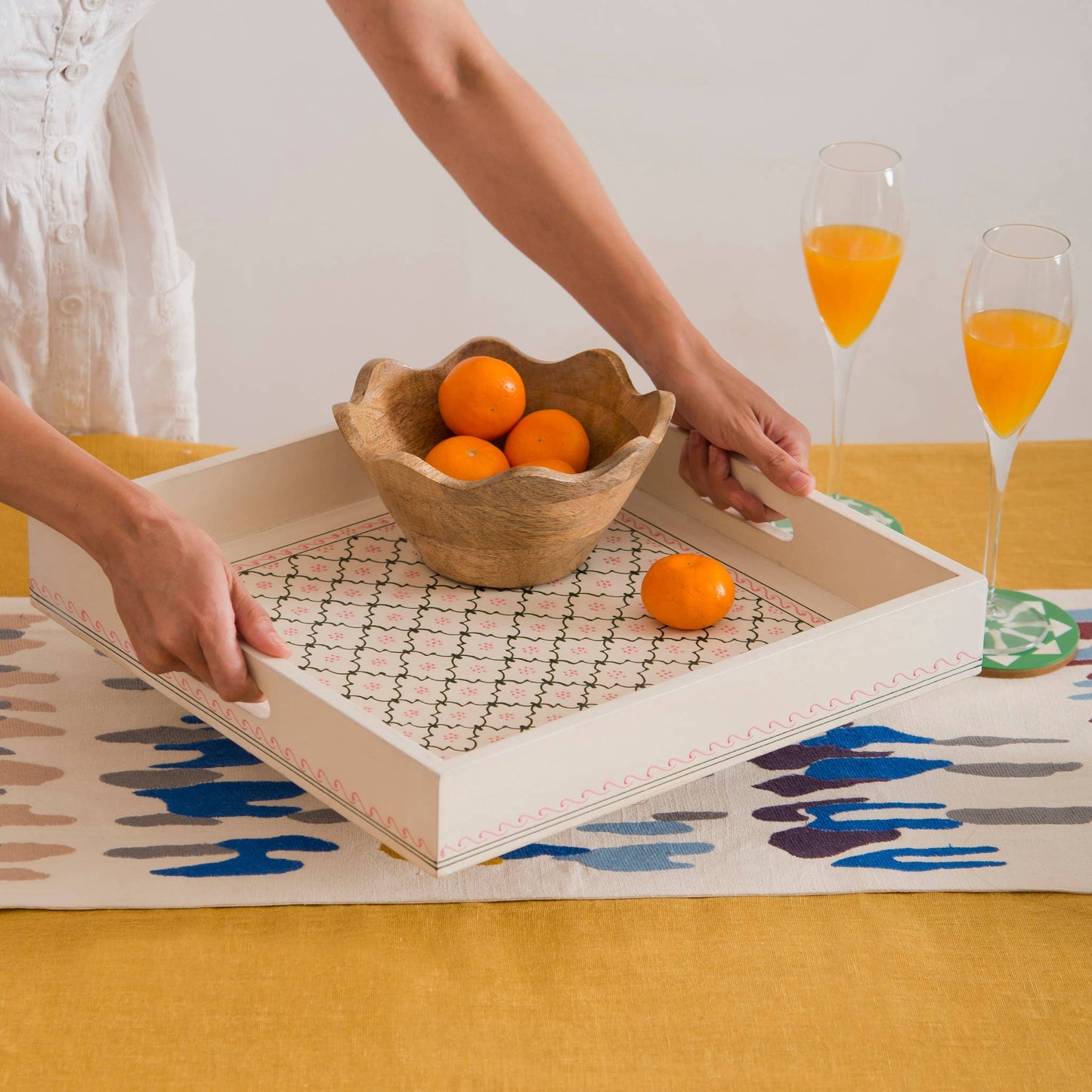 Scalloped Wooden Bowls (3 sizes)