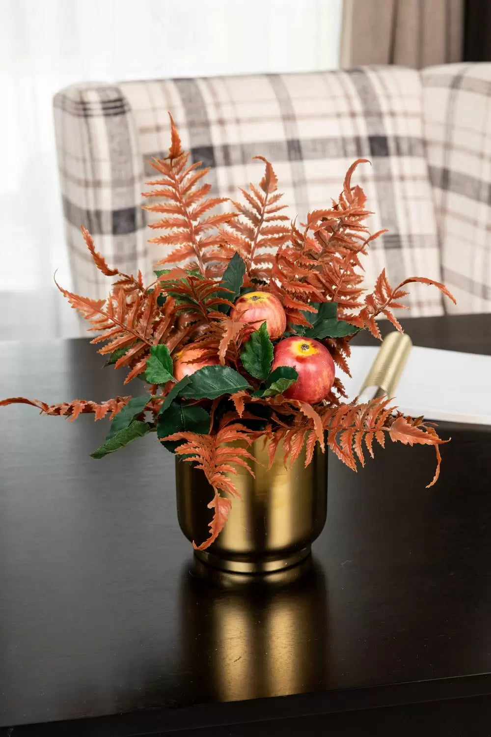 Fall Fern Spray -Real Touch (28in)