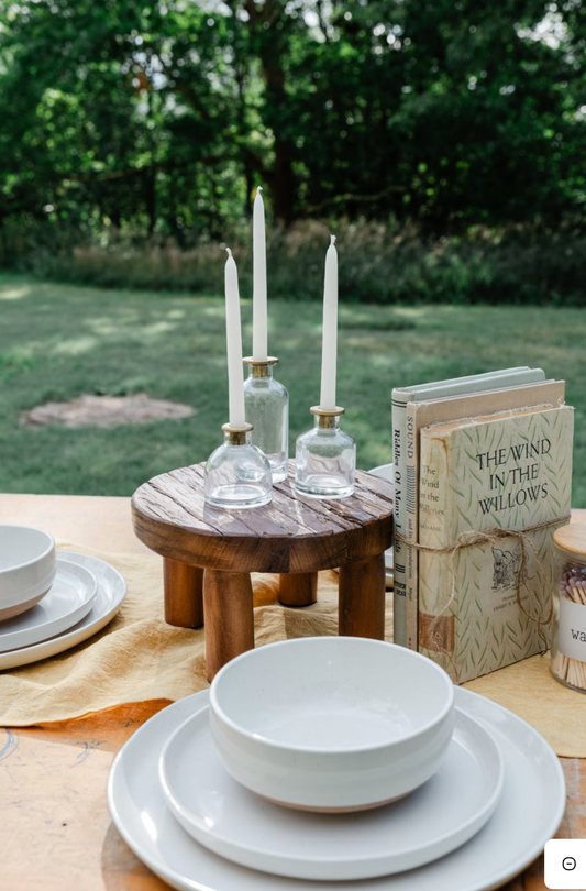 Skinny Taper Glass Candle Holder (3 Sizes)