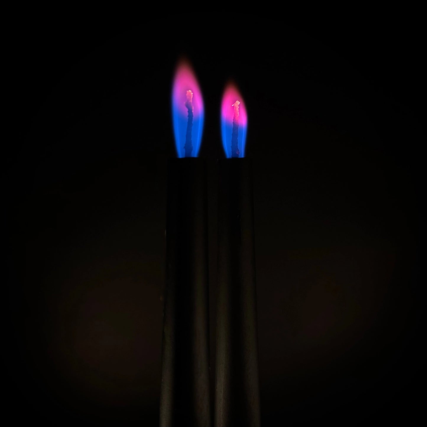 Aurora taper Candles - Real Colored Flames (2 color options)