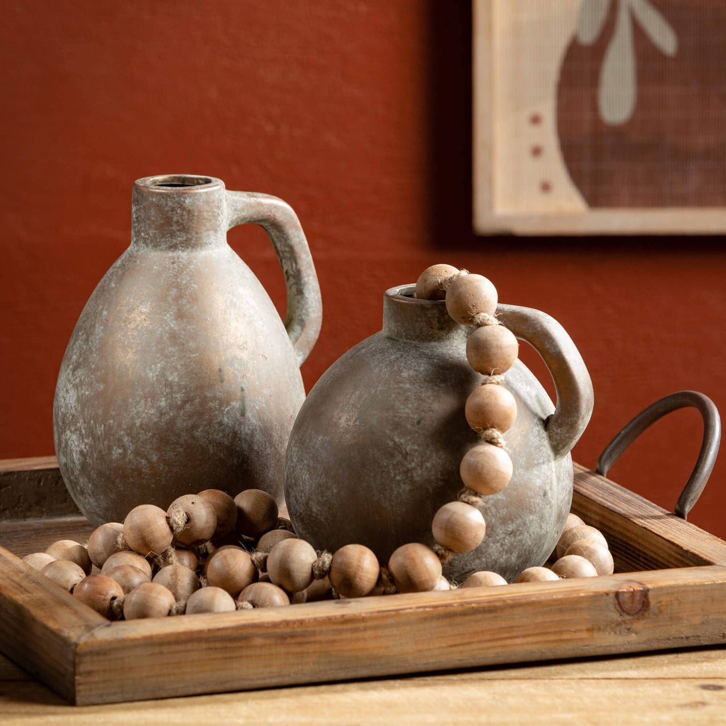 Stylish set of decorative Jugs (Set of 2)