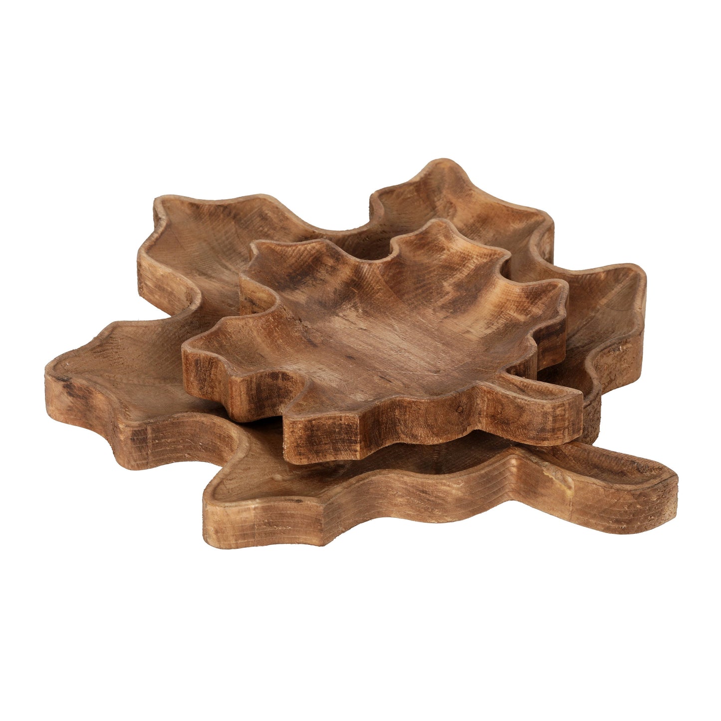 Wooden Maple Leaf Tray (2 Sizes)