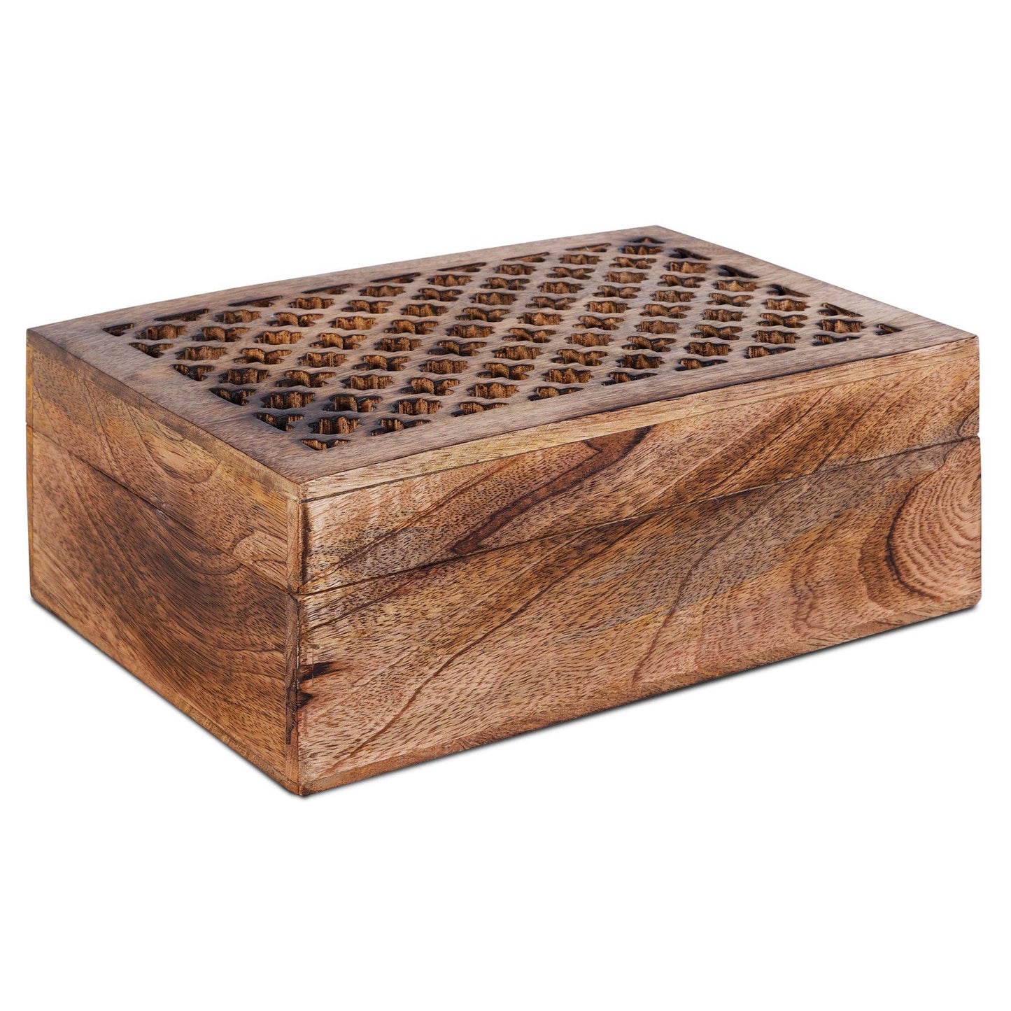 Trellis Mango Wood Box