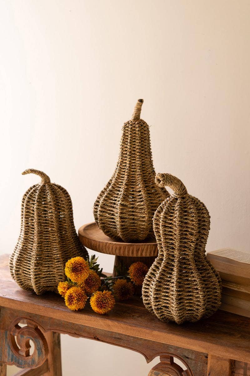 WOVEN VINE GOURDS (3 styles)