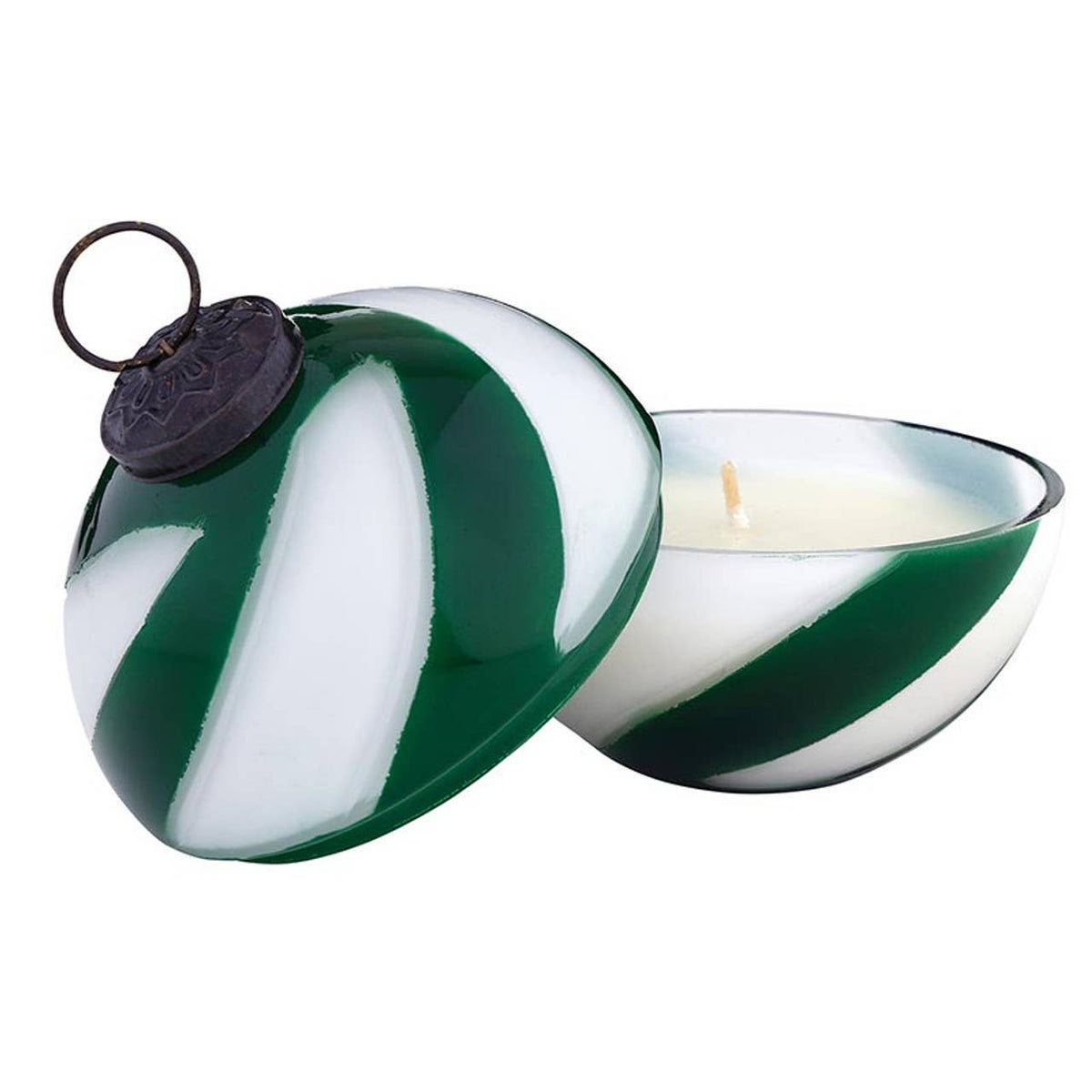 Green Peppermint Twist Candle