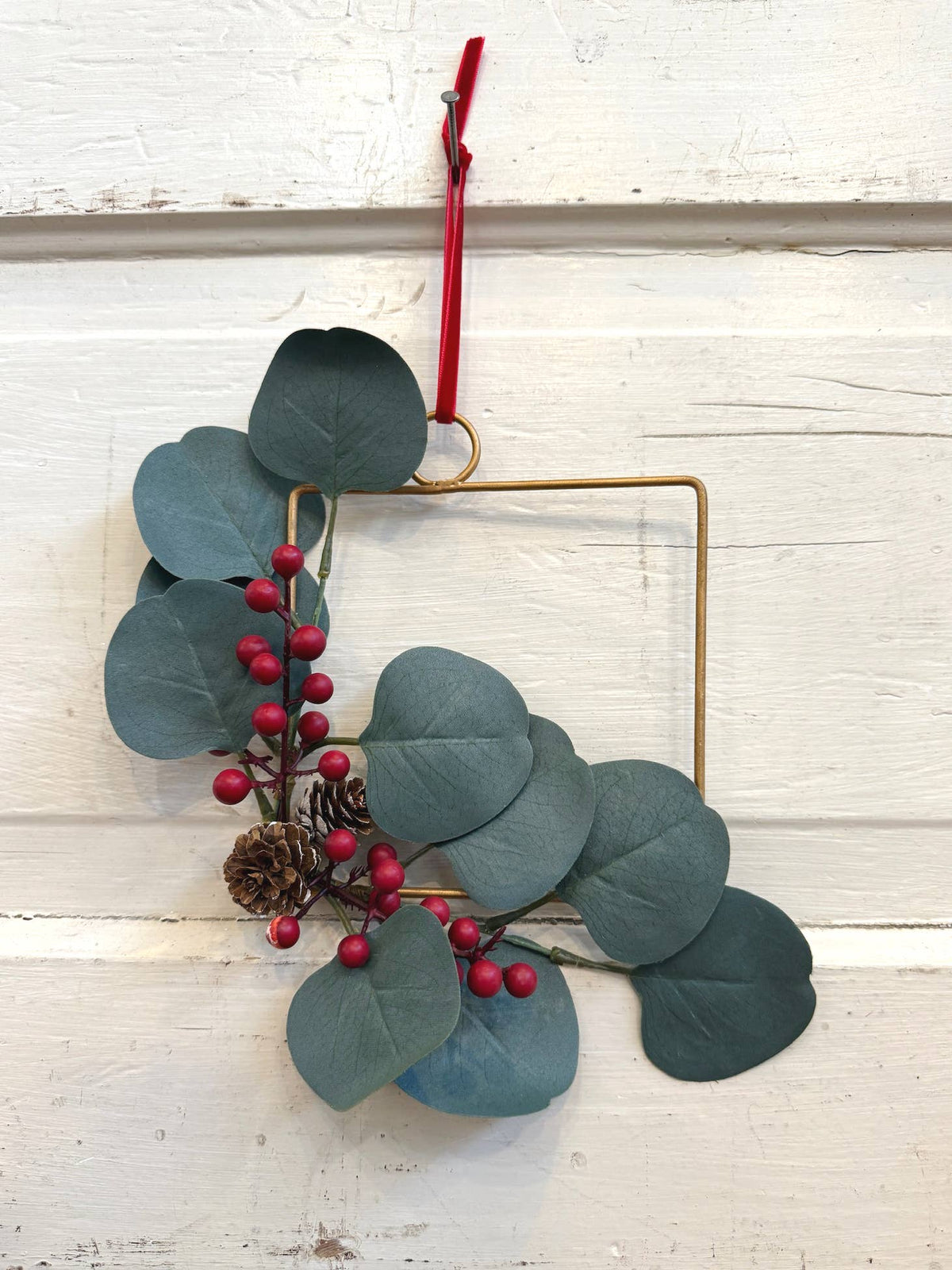 Square Eucalyptus Wreath -Small