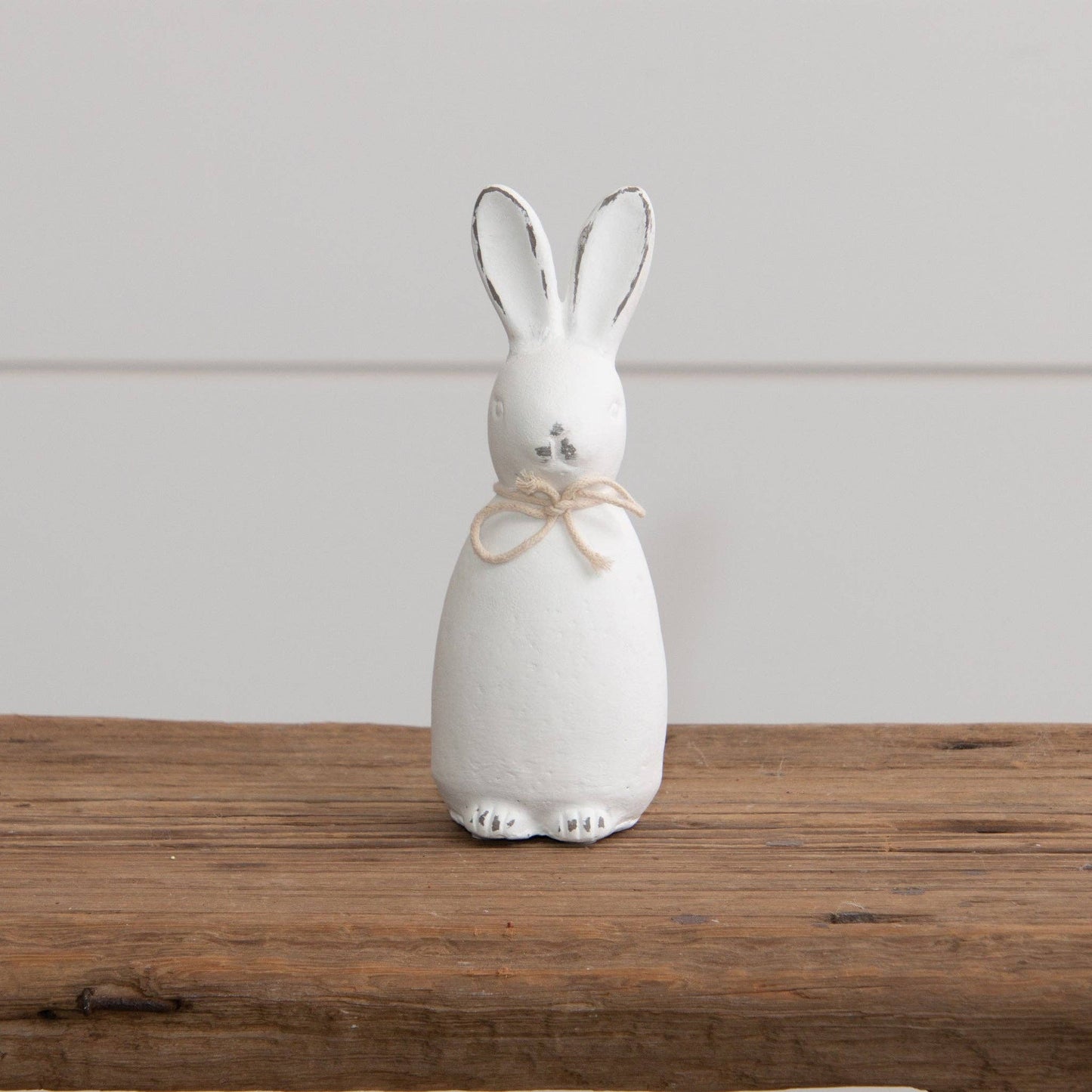 Rustic Cement Rabbit Figurine
