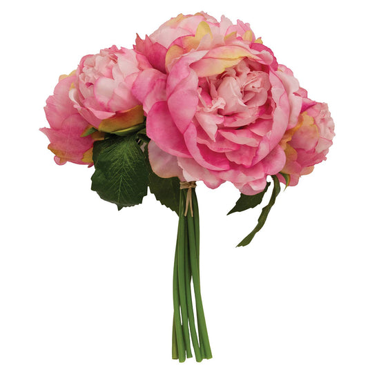 Full Bloom Peony Bouquet, Rose Pink
