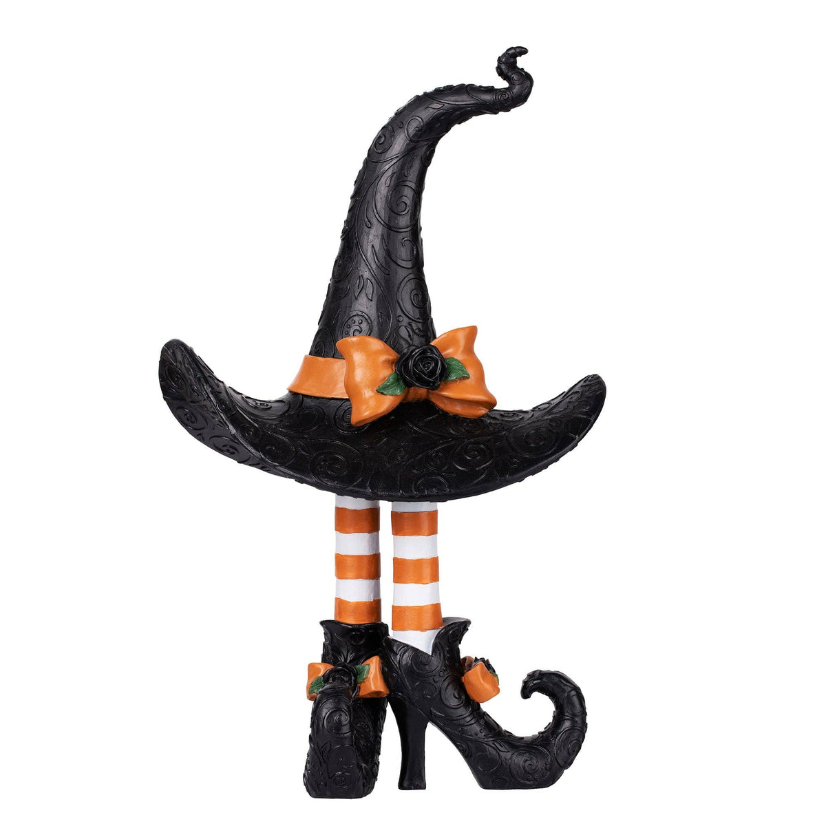 Witch Hat with Legs Figurine