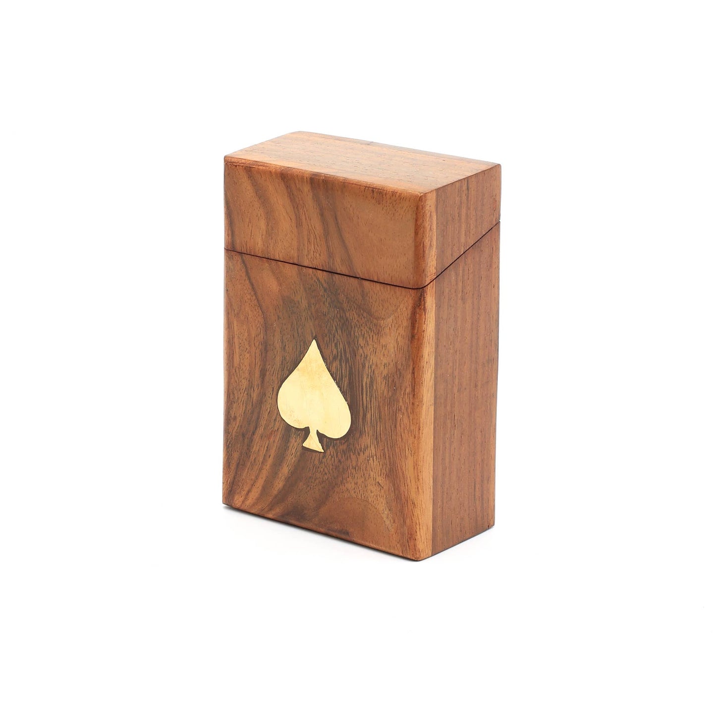Wooden Playing Cards Box with Cards