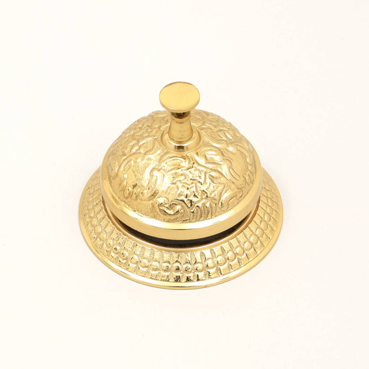Gold Tabletop Desk Bell